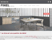 Tablet Screenshot of meubles-finel.fr